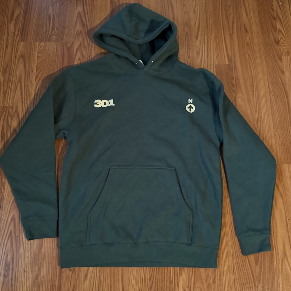 College Park 301 Logic‎ Music Graphic Green Hoodie Size L